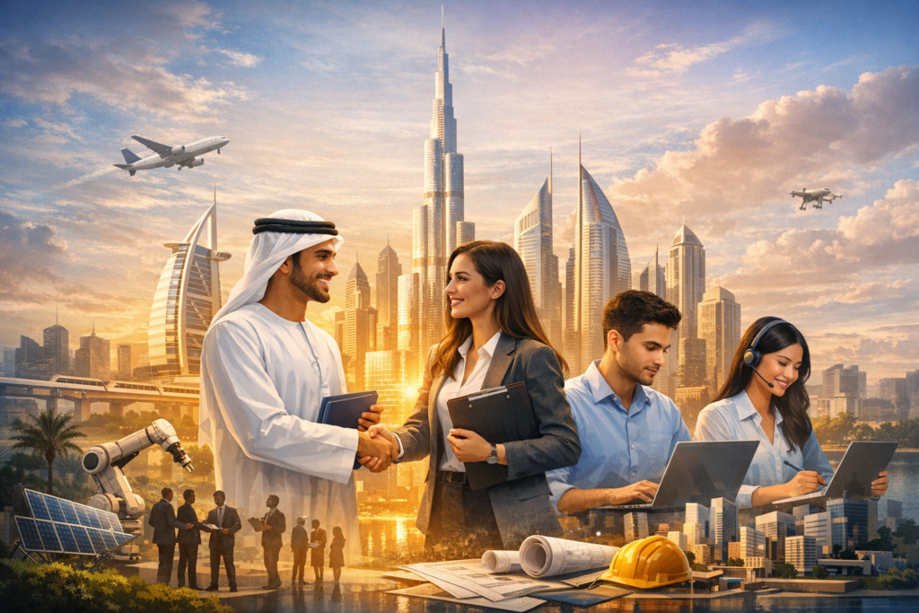 وظائف لحديثي التخرج في الإمارات 2025