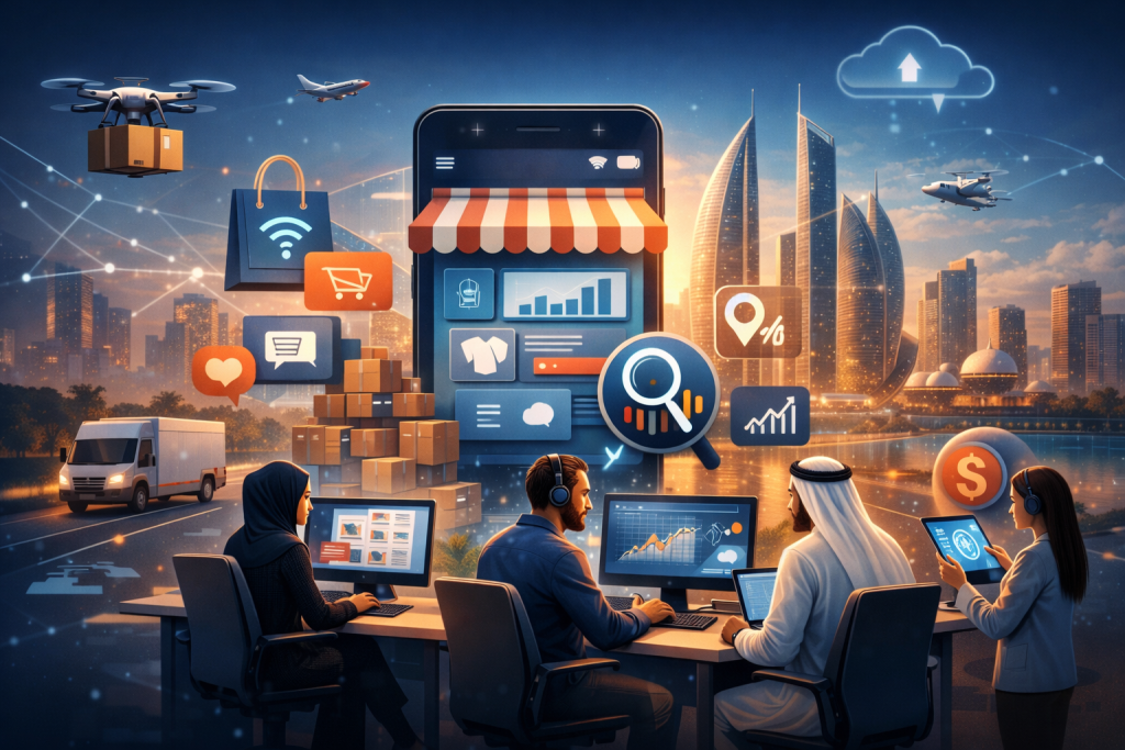 أفضل وظائف التجارة الإلكترونية في الخليج 2026