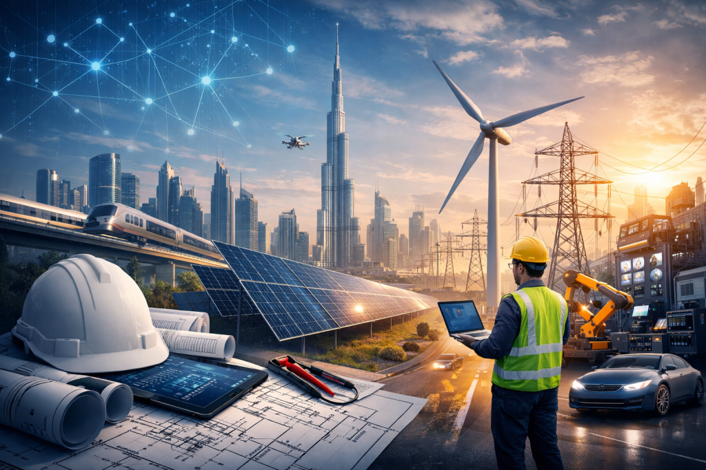 أفضل وظائف الهندسة الكهربائية في الإمارات 2026