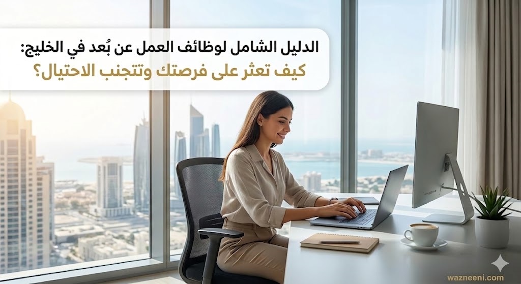 وظائف العمل عن بعد في الخليج