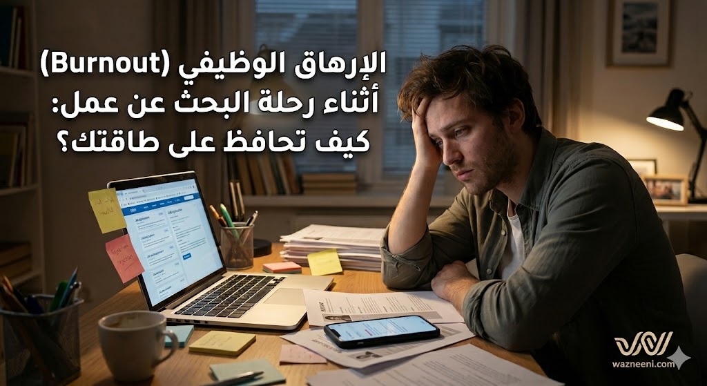 الإرهاق الوظيفي أثناء البحث عن عمل