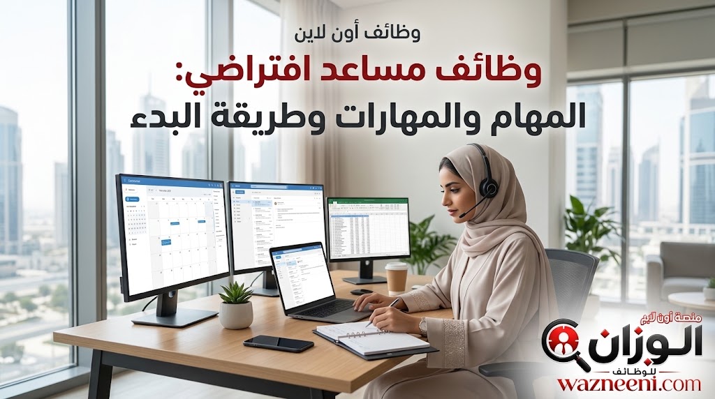 وظائف مساعد افتراضي