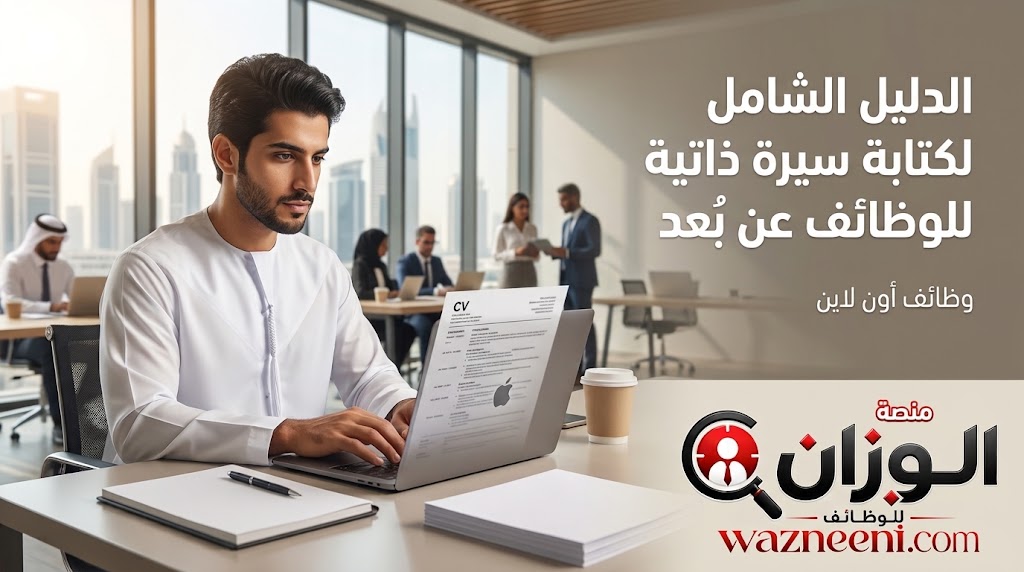 سيرة ذاتية للوظائف عن بُعد