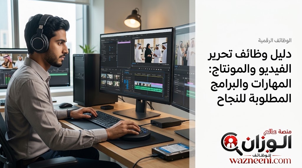 وظائف تحرير الفيديو