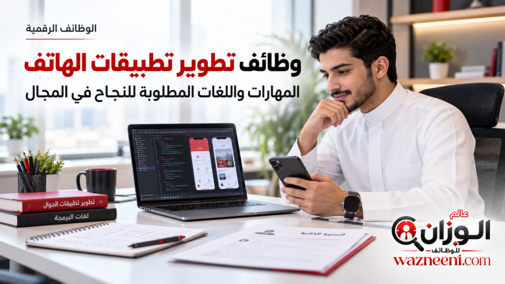 وظائف تطوير تطبيقات الهاتف