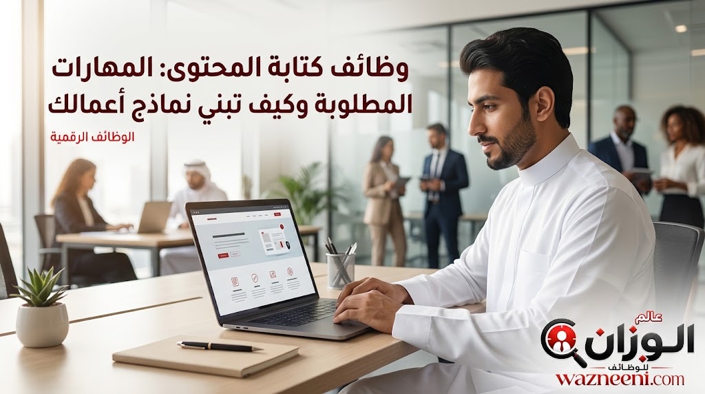 وظائف كتابة المحتوى