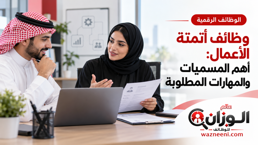 وظائف أتمتة الأعمال