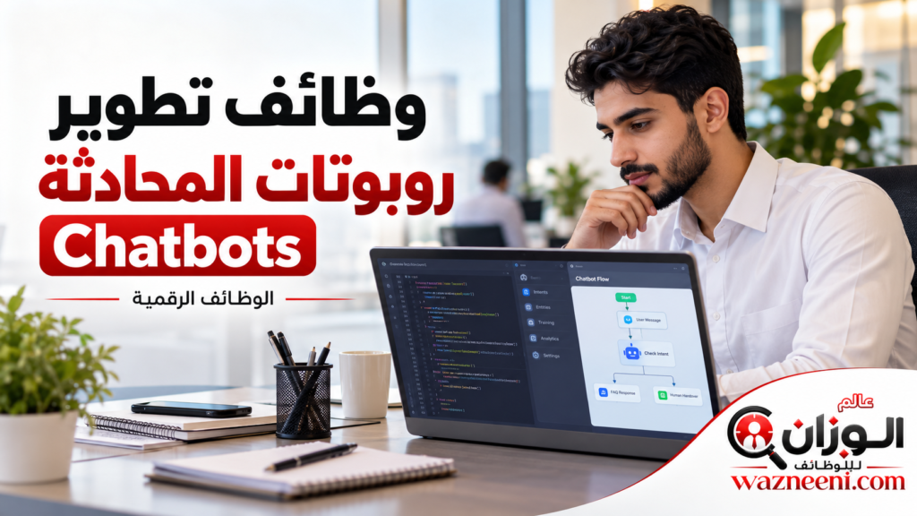 وظائف تطوير روبوتات المحادثة