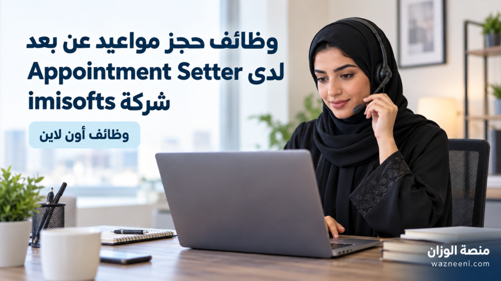 وظائف حجز مواعيد عن بعد